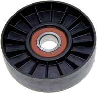 Gates 97-00 Ford F-150 V6 4.2L 25.5mm Belt Width 90mm OD Thermoplastic DriveAlign Idler Pulley - 38007