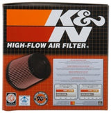 K&N Replacement Round Filter Open Top 3.594in IS Dia 5in OS Dia 6.344in Height for Citroen/Peugeot - E-9183