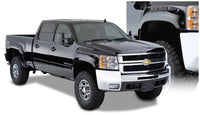 Bushwacker 07-13 Chevy Silverado 1500 Fleetside Cutout Style Flares 4pc 69.3in Bed - Black - 40950-02