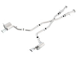 Borla 2015 Jeep Grand Cherokee SRT8 ATAK Dual Round Rolled Exit Catback Exhaust - 140633