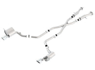 Borla 2015 Jeep Grand Cherokee SRT8 ATAK Dual Round Rolled Exit Catback Exhaust - 140633