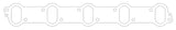 Cometic 1992+ Dodge 8.0L Viper .039in Fiber Intake Manifold Gasket - C5827-039