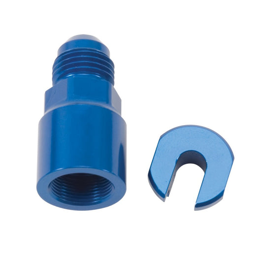 Russell Performance -8 AN Male to 3/8in SAE Quick-Disconnect Female (Blue Single) - 644130