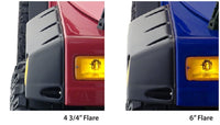 Bushwacker 97-06 Jeep TJ Max Pocket Style Flares 4pc - Black - 10908-07
