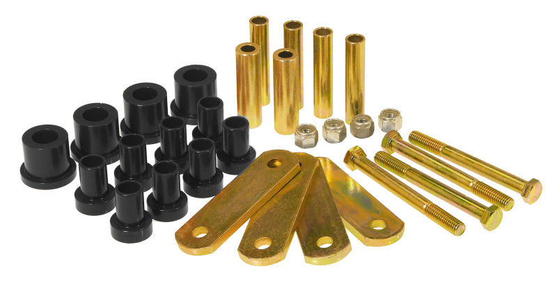 Prothane 65-69 Chrysler A Body HD Spring & Shackles Bushings - Black - 4-1013-BL
