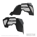 Westin 07-18 Jeep Wrangler JK Inner Fenders - Front - Textured Black - 62-11005