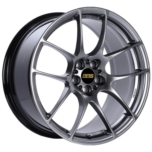 BBS RF 18x9 5x114.3 ET48 Diamond Black Wheel -82mm PFS/Clip Required - RF522DBK