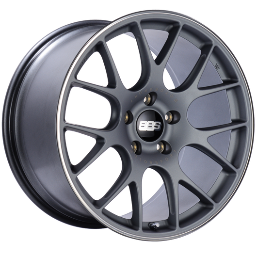BBS CH-R 20x11.5 5x130 ET65 CB71.6 Satin Titanium Polished Rim Protector Wheel - CH137TIPO