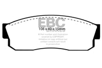 EBC 83-86 Nissan Pulsar 1.5 Turbo Greenstuff Front Brake Pads - DP2452
