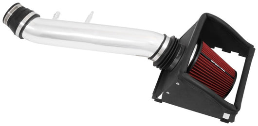 Spectre 15-17 Ford F150 V6-3.5L F/I Air Intake Kit - Polished w/Red Filter - 9048