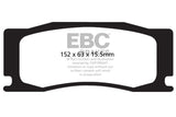 EBC 08-09 Jaguar XKR 4.2 Supercharged (Portfolio) Yellowstuff Front Brake Pads - DP42111R