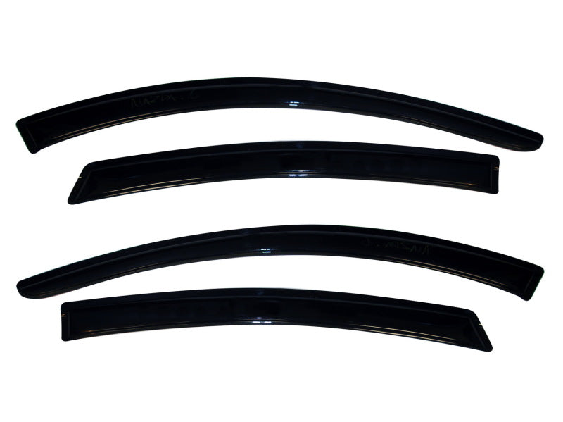 AVS 09-13 Mazda 6 Ventvisor Outside Mount Window Deflectors 4pc - Smoke - 94287