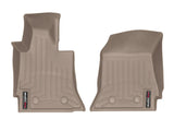 WeatherTech 14+ Chevy Corvette Front FloorLiner - Tan - 455891