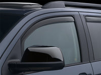 WeatherTech 07+ Toyota Tundra Front Side Window Deflectors - Dark Smoke - 80450