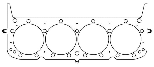 Cometic Chevy Small Block Brodix (All 12-23 Deg Head) 4.030in Bore .027 inch MLS Head Gasket - C5399-027