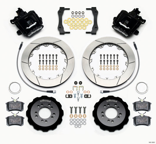 Wilwood Combination Parking Brake Rear Kit 12.88in 2013-Up Ford Focus ST w/ Lines - 140-13031