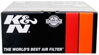 K&N 5 1/8in Flange 11in OD 3 1/4in Height w/ Vent Custom Air Cleaner Assembly - 60-1170