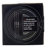 Spectre Adjustable Conical Air Filter 5-1/2in. Tall (Fits 3in. / 3-1/2in. / 4in. Tubes) - Red - 8132