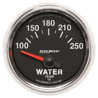 Autometer GS 52mm 100-250 Deg F Short Sweep Electronic Water Temperature Gauge - 3837
