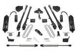 Fabtech 17-19 Ford F250/350 4WD Diesel 4in 4 Link System w/DL 4.0 Coilovers & Rear DL Shocks - K2228DL
