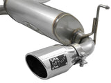 aFe Rebel Series 2.5in 409 SS Cat-Back Exhaust w/ Polished Tips 2018+ Jeep Wrangler (JL) V6 3.6L - 49-48066-P