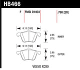 Hawk LTS Street Brake Pads - HB477Y.610