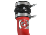 aFe BladeRunner 3in Red Intercooler Tube Hot Side w/Couplings 13-14 Dodge RAM Diesel 6.7L (td) - 46-20138-R
