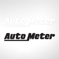 Autometer Accessories Window Decals 8in White inCorporatein (Set of 2) - 0213