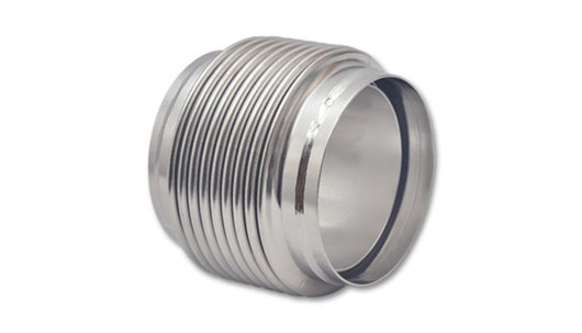 Vibrant SS Bellow Assembly w/ Solid Liner 4in inlet/outlet ID x 4in overall L Electro Polished - 68944