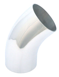 Spectre Universal Tube Elbow 3in. OD / 45 Degree - Aluminum - 9449