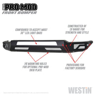 Westin  2019 Dodge Ram 1500 ( Excludes 1500 Classic & Rebel Models )  Pro-Mod Front Bumper - 58-41075