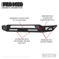Westin  2019 Dodge Ram 1500 ( Excludes 1500 Classic & Rebel Models )  Pro-Mod Front Bumper - 58-41075