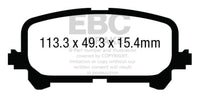 EBC 14+ Acura MDX 3.5 Yellowstuff Rear Brake Pads - DP43025R