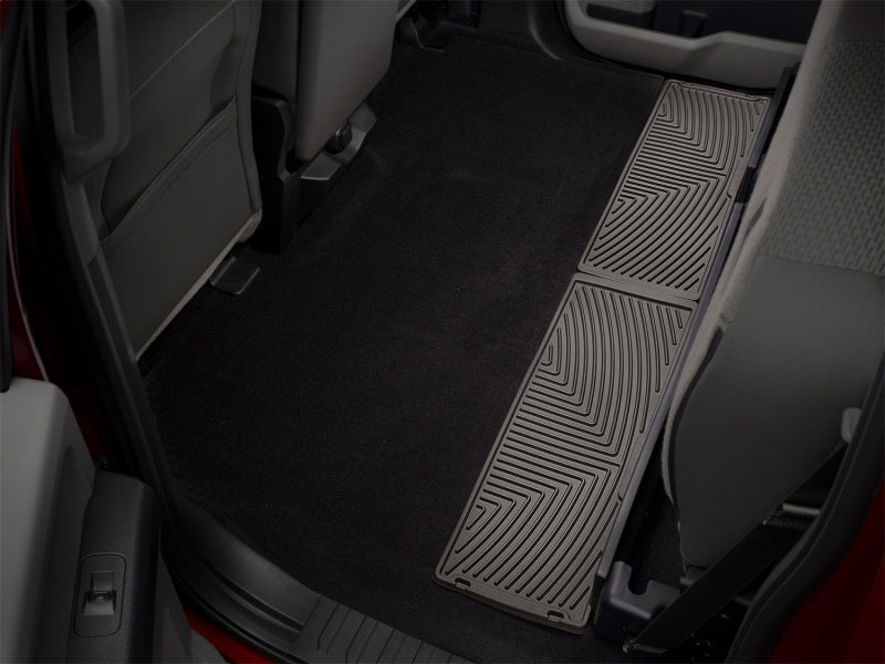 WeatherTech 2015+ Ford F-150 Rear Rubber Mats - Cocoa - W356CO