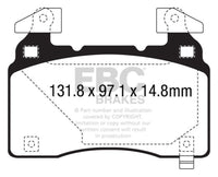 EBC 14+ Chevrolet Corvette Stingray (C7) 6.2 (Z51 Performance Package) Bluestuff Front Brake Pads - DP53028NDX