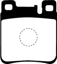 EBC 05-06 Chrysler Crossfire 3.2 SRT6 Redstuff Rear Brake Pads - DP3887C