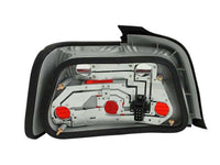 ANZO 1992-1998 BMW 3 Series E36 Taillights Red/Clear - 221216