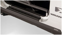 Bushwacker 07-18 Jeep Wrangler Trail Armor Rocker Panel and Sill Plate Cover - Black - 14011