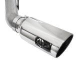 aFe LARGE BORE HD 4in 409-SS DPF-Back Exhaust w/Polished Tip 11-14 Ford Diesel Trucks V8-6.7L (td) - 49-43065-P
