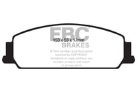 EBC 08-10 Pontiac G8 3.6 Yellowstuff Front Brake Pads - DP41833R