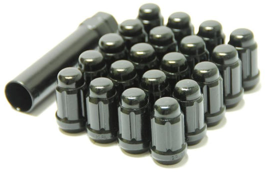 Wheel Mate Muteki Closed End Lug Nuts - Deep Black 12x1.25 - 41885B