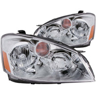 ANZO 2005-2006 Nissan Altima Crystal Headlights Chrome - 121294