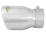 aFe MACH Force-Xp 2.5in Inlet x 3-1/2in Outlet x 6in Length 2.5in 304 Stainless Steel Exhaust Tip - 49T25354-P06