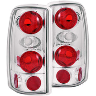 ANZO 2000-2006 Chevrolet Suburban Taillights Chrome - 211008