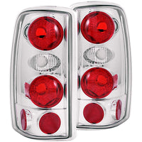 ANZO 2000-2006 Chevrolet Suburban Taillights Chrome - 211008