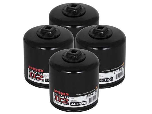 aFe Pro GUARD D2 Oil Filter 93-11 Ford Gas Trucks V8 4.6L/5.4L/5.8L (4 Pack) - 44-LF008-MB