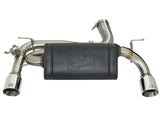 aFe MACHForce XP Exhausts Axle-Back 12-15 BMW 335i 3.0T (SS w/Polished Tips) - 49-36336-P