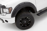 Lund 09-14 Ford F-150 (Excl Raptor) RX-Rivet Style Smooth Elite Series Fender Flares - Black (4 Pc.) - RX312S