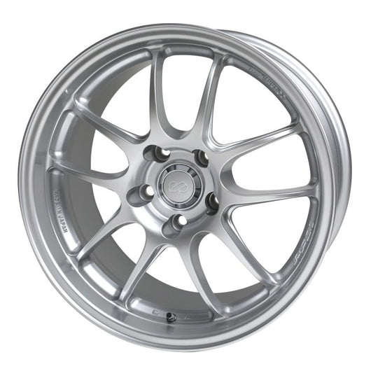 Enkei PF01 18x8 5x114.3 50mm Offset 75mm Hub Bore Silver Paint Wheel - 460-880-6650SP