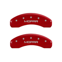 MGP 4 Caliper Covers Engraved Front & Rear MOPAR Yellow finish black ch - 32006SMOPYL